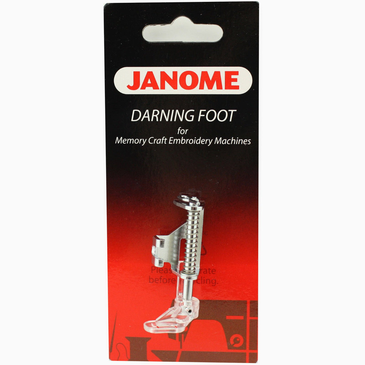 Darning Foot (7mm High Shank Machines) Janome