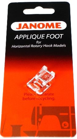 Janome Applique Foot (For Horizontal Rotary Hook Models)
