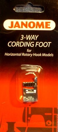 3-Way Cording Foot (5/7mm Machines) Janome