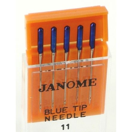 Janome Blue Tip Needles (Size #11) (5 Per Pack)
