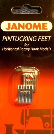 Pin Tuck Foot Set - Set of 2 (5/7mm Machines) Janome