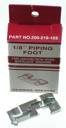 Serger 1/8" Piping Foot Janome