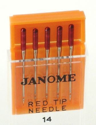 Red Tip Needles (Size #14) Janome