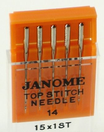 Janome Top Stitch Needles (Size #14)
