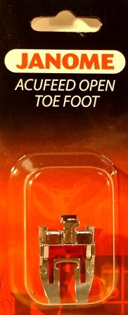 AcuFeed Open Toe Foot (7mm High Shank AcuFeed) Janome