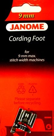 3 Way Cording Foot (9mm Machines) Janome