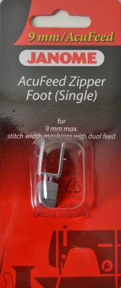 AcuFeed Zipper Foot (Single)