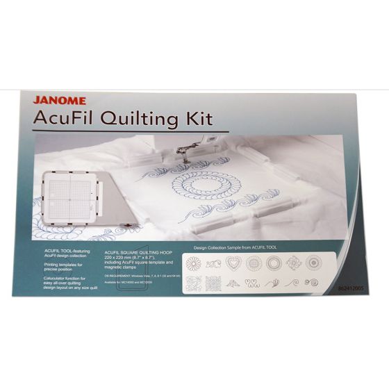 AcuFil Quilting Kit (8.7" x 8.7" Plus Designs & Software