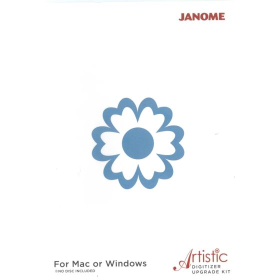 Artistic Digitizer Upgrade Kit - Artistic Digitizer JR V1.7 to Artistic Digitizer Full Version V2.0 Janome