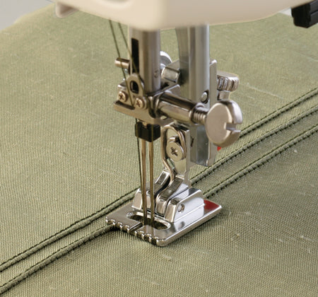 Pintuck Foot - Shallow Groove (5mm Machines) Janome