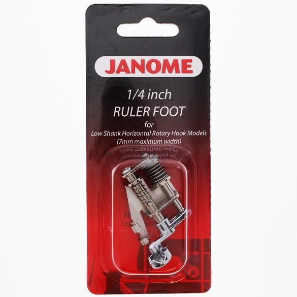 1/4" Ruler Foot (5/7mm Low Shank Machines) Janome