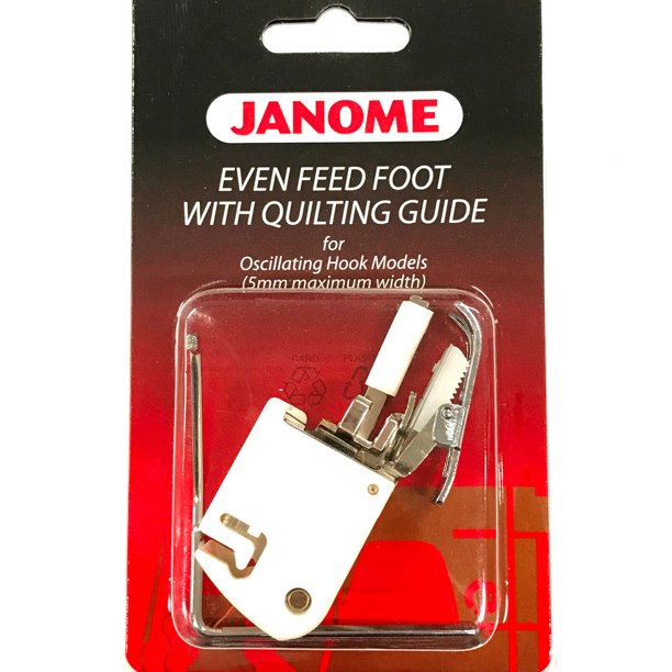 Janome Even Feed Foot With Quilting Guide for Oscillating Hook models